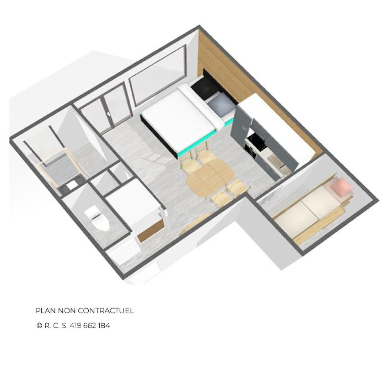 Residence Oisans - Studio Pour 4 Entierement Renove Ski Aux Pieds Au Coeur Des Menuires Mae-5514 Saint-Martin-de-Belleville Exterior foto